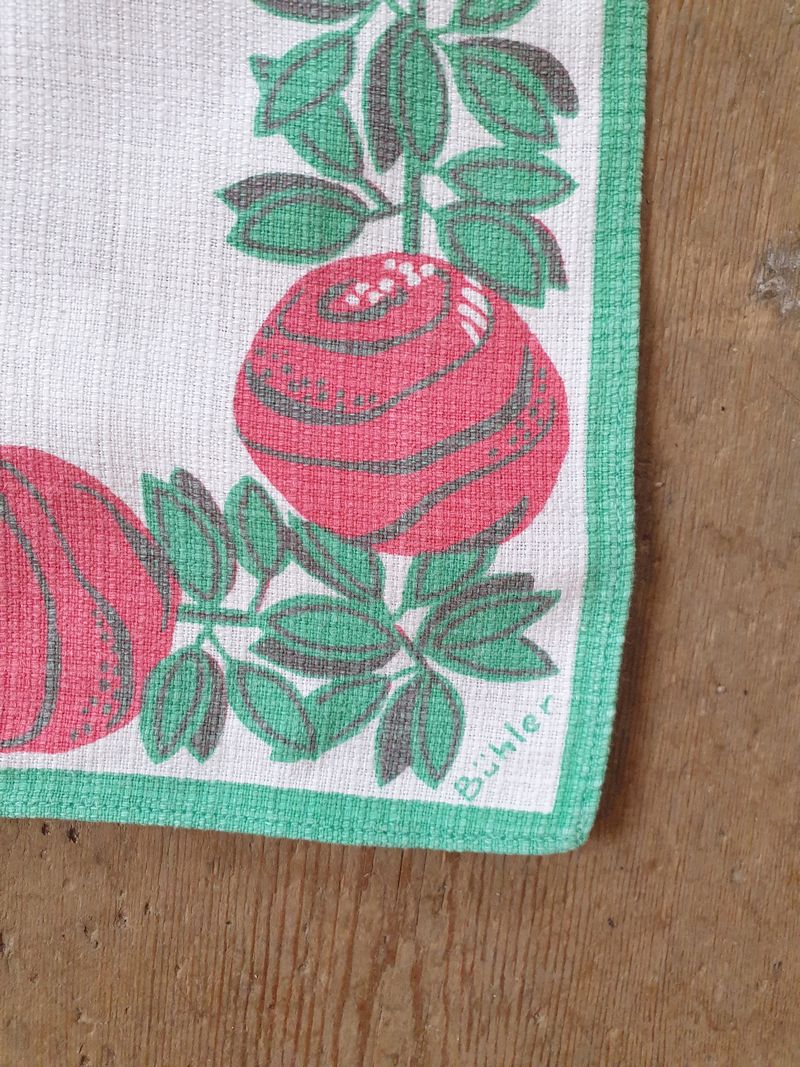Cover towel May Bühler 1960s - 2