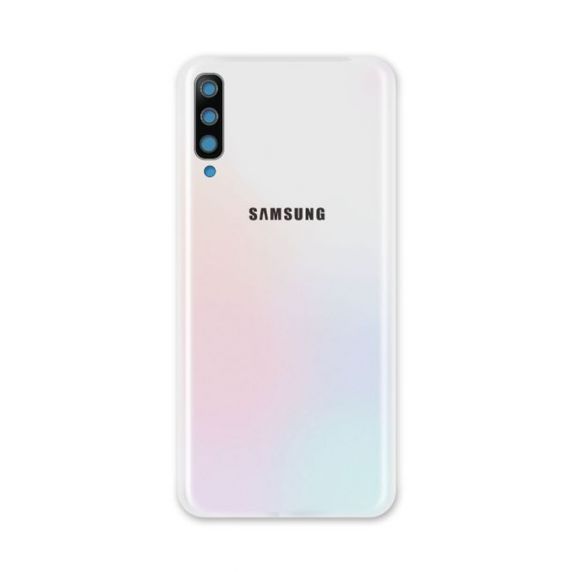 Samsung Galaxy A70 Baksida med tejp  - Vit