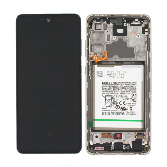 Original Samsung A72 4G Skärm med LCD Display med  Batteri  
