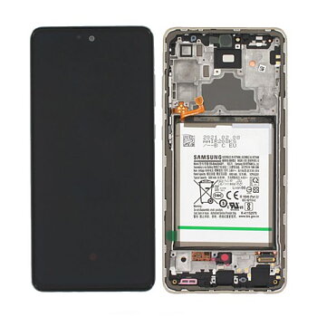 Original Samsung A72 4G Skärm med LCD Display med  Batteri  