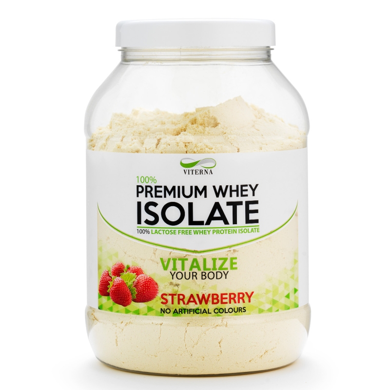 100% Premium Whey Isolate 900 g, Strawberry