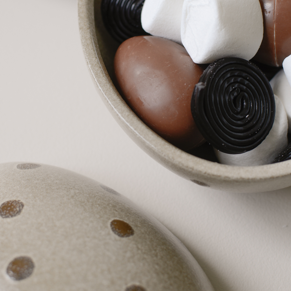 Nest Påskägg - Beige Dot - 5