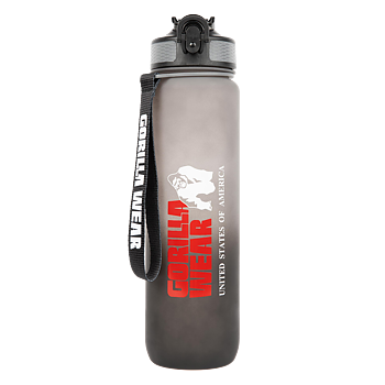 Gradient Water Bottle 1000 ml, black/grey