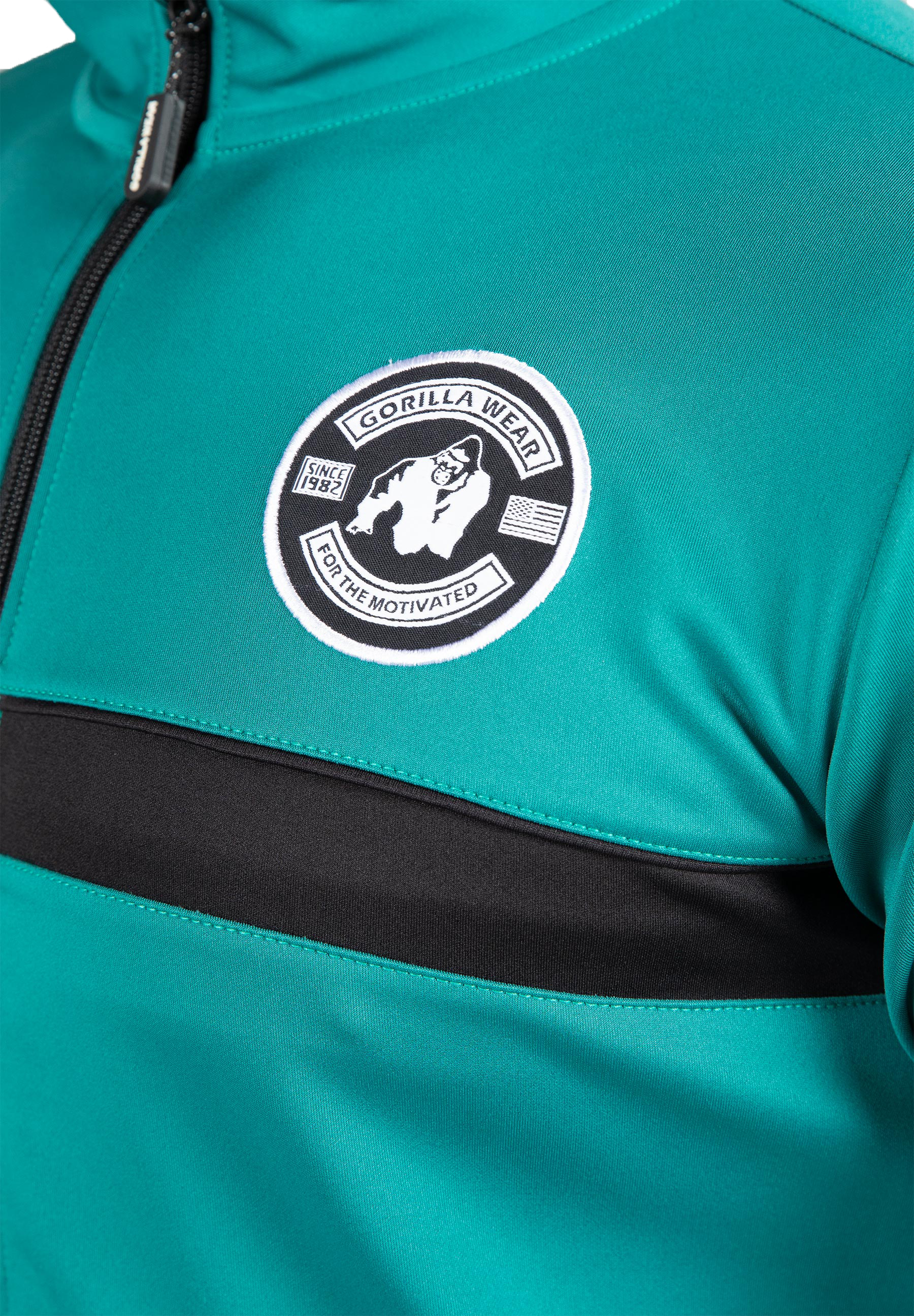 Vernon Track Jacket, teal green - 7