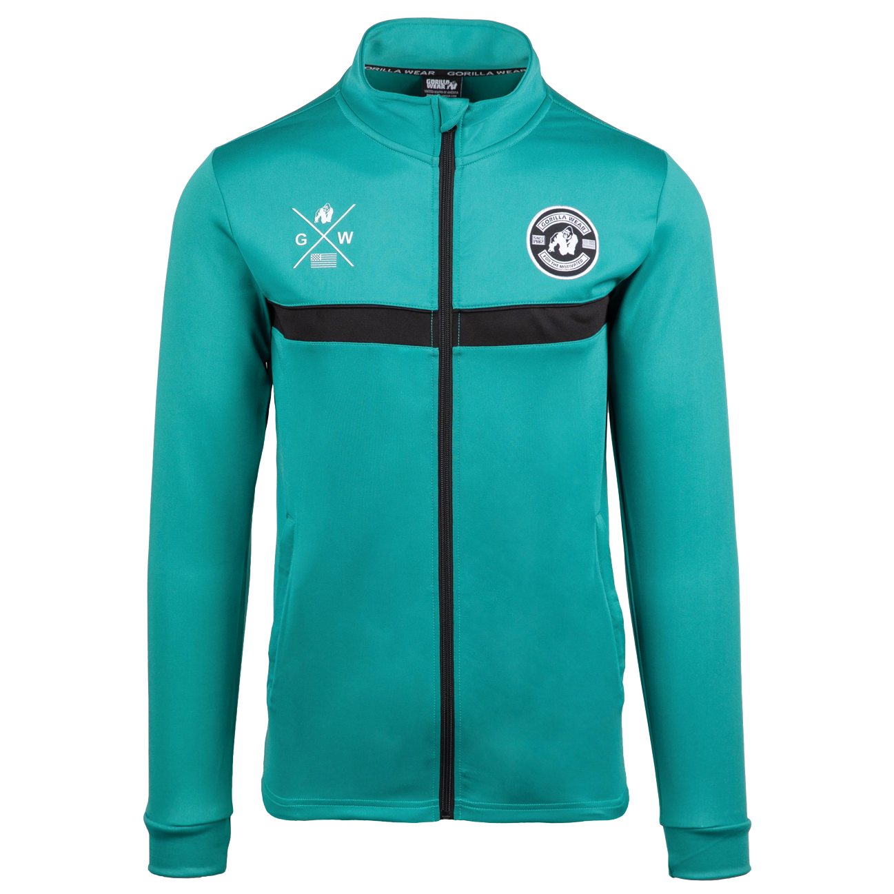 Vernon Track Jacket, teal green - 4