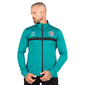 Vernon Track Jacket, teal green