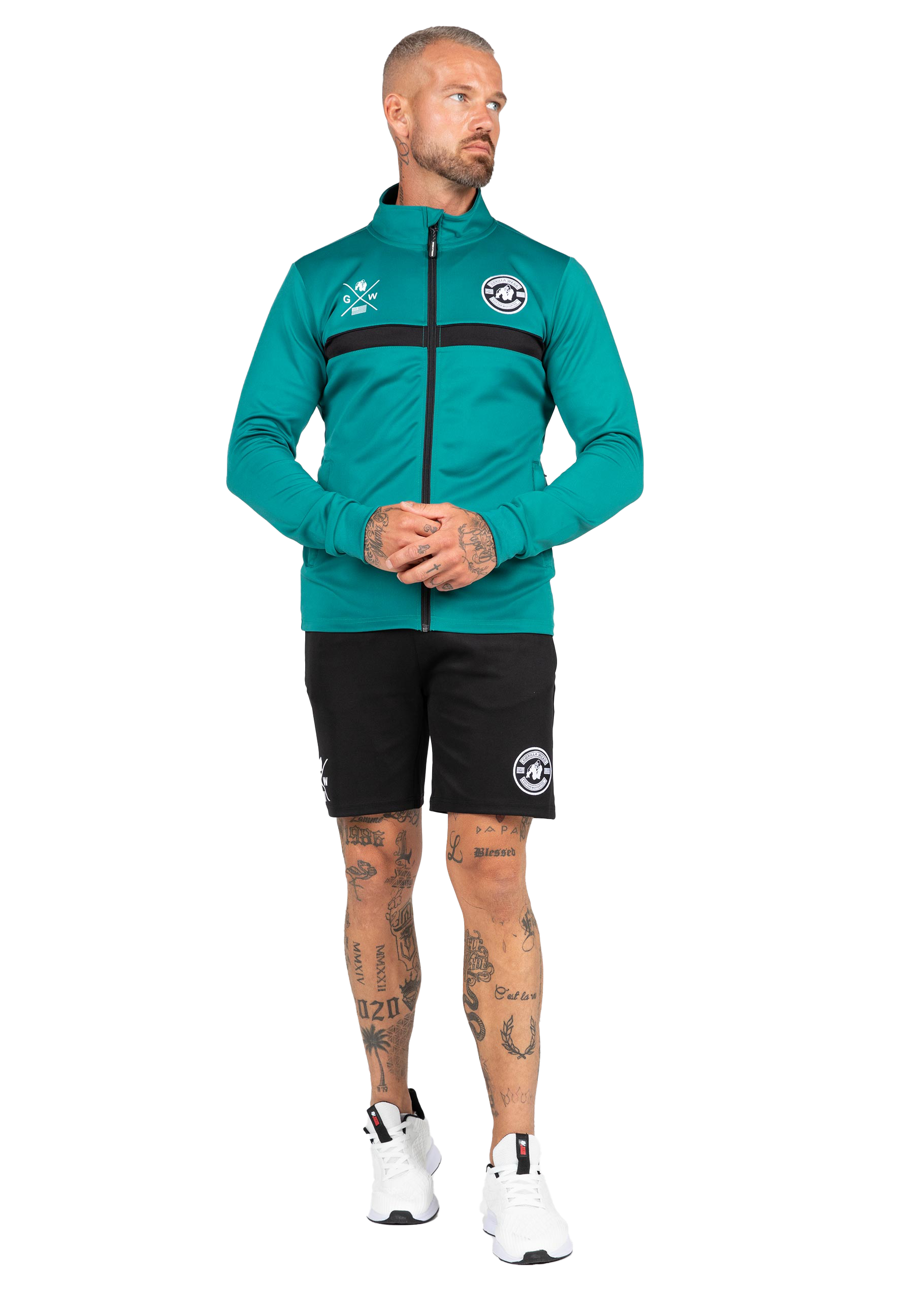 Vernon Track Jacket, teal green - 10