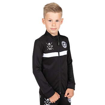 Vernon Kids Track Jacket, black
