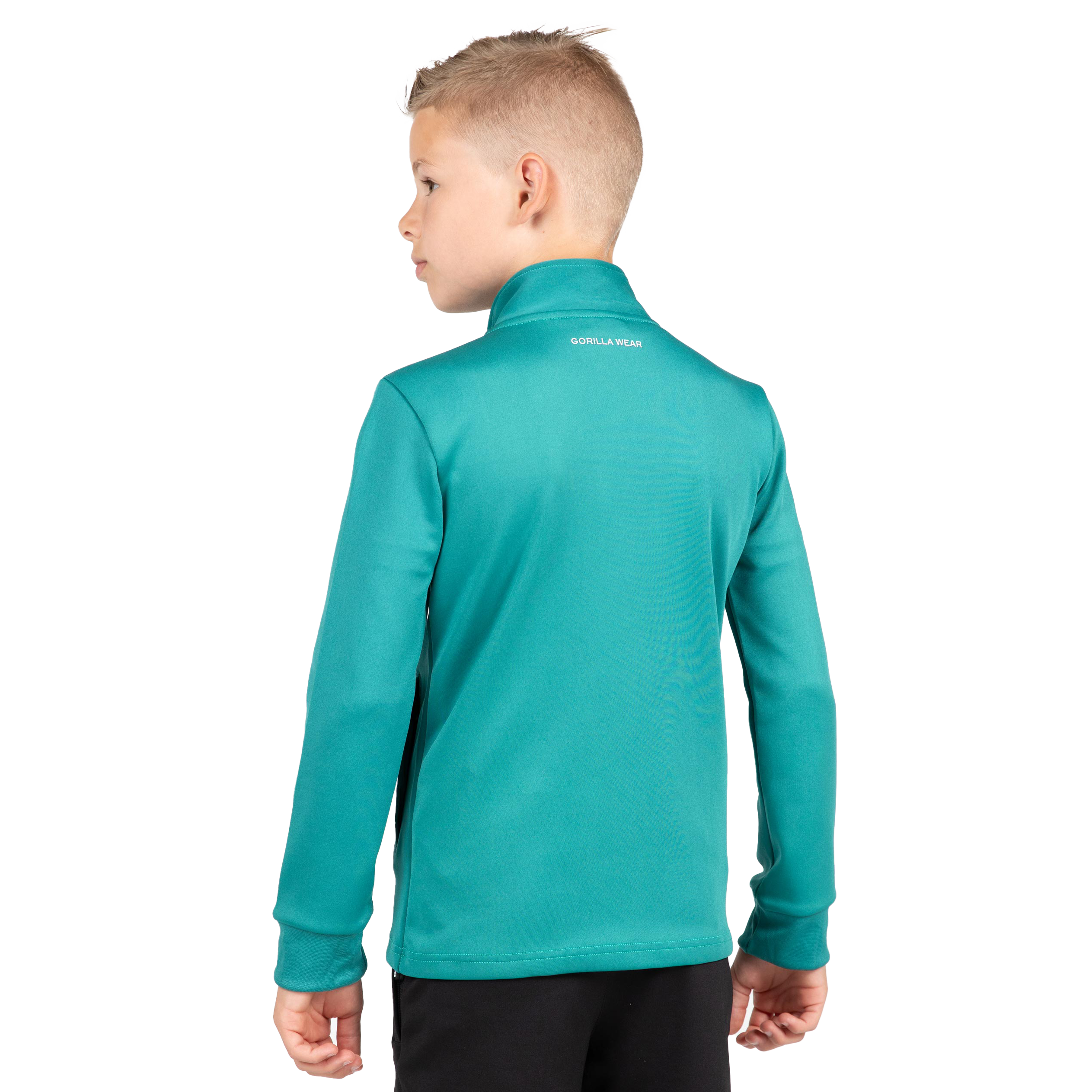 Vernon Kids Track Jacket, teal green - 2