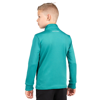 Vernon Kids Track Jacket, teal green