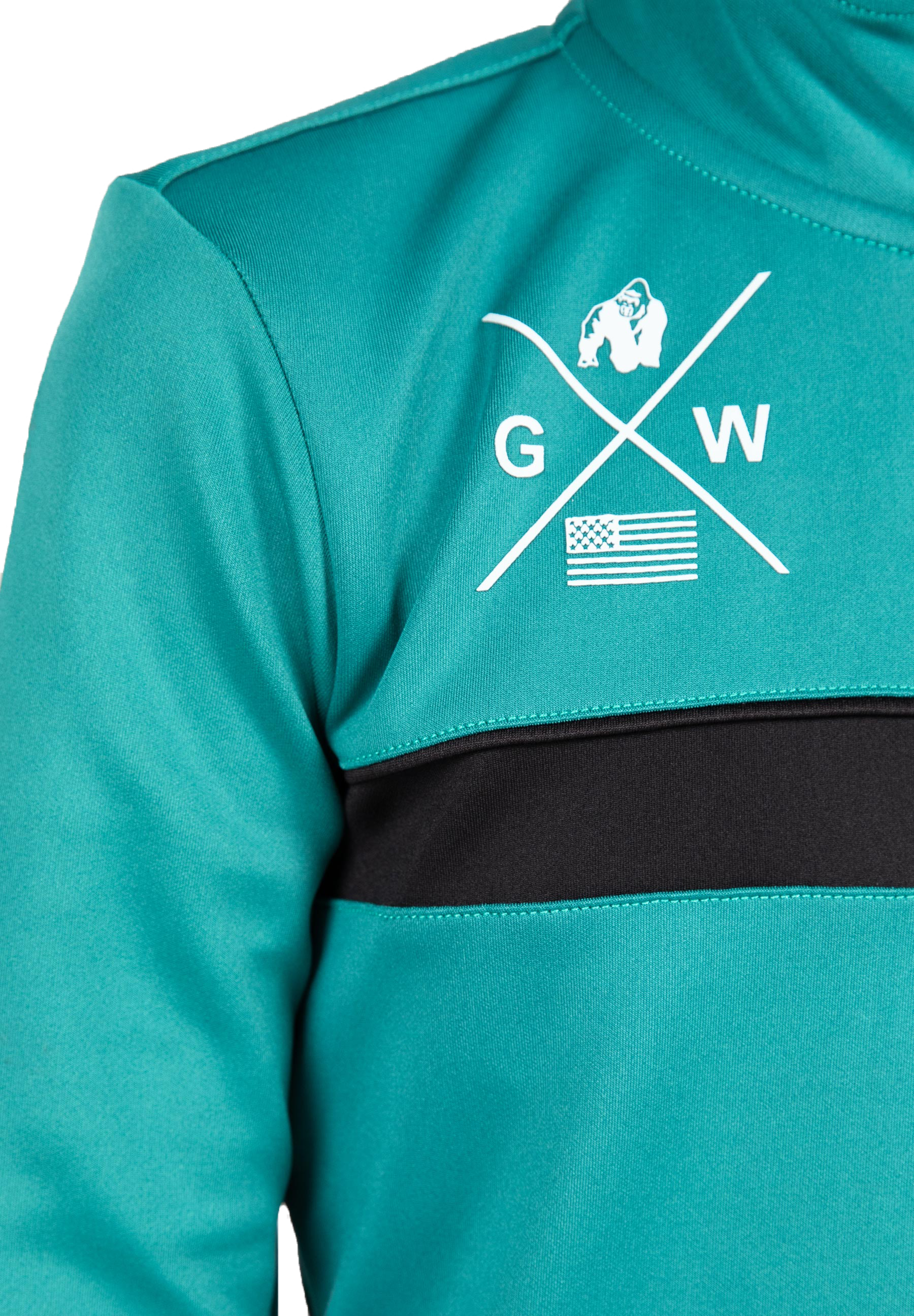 Vernon Kids Track Jacket, teal green - 7