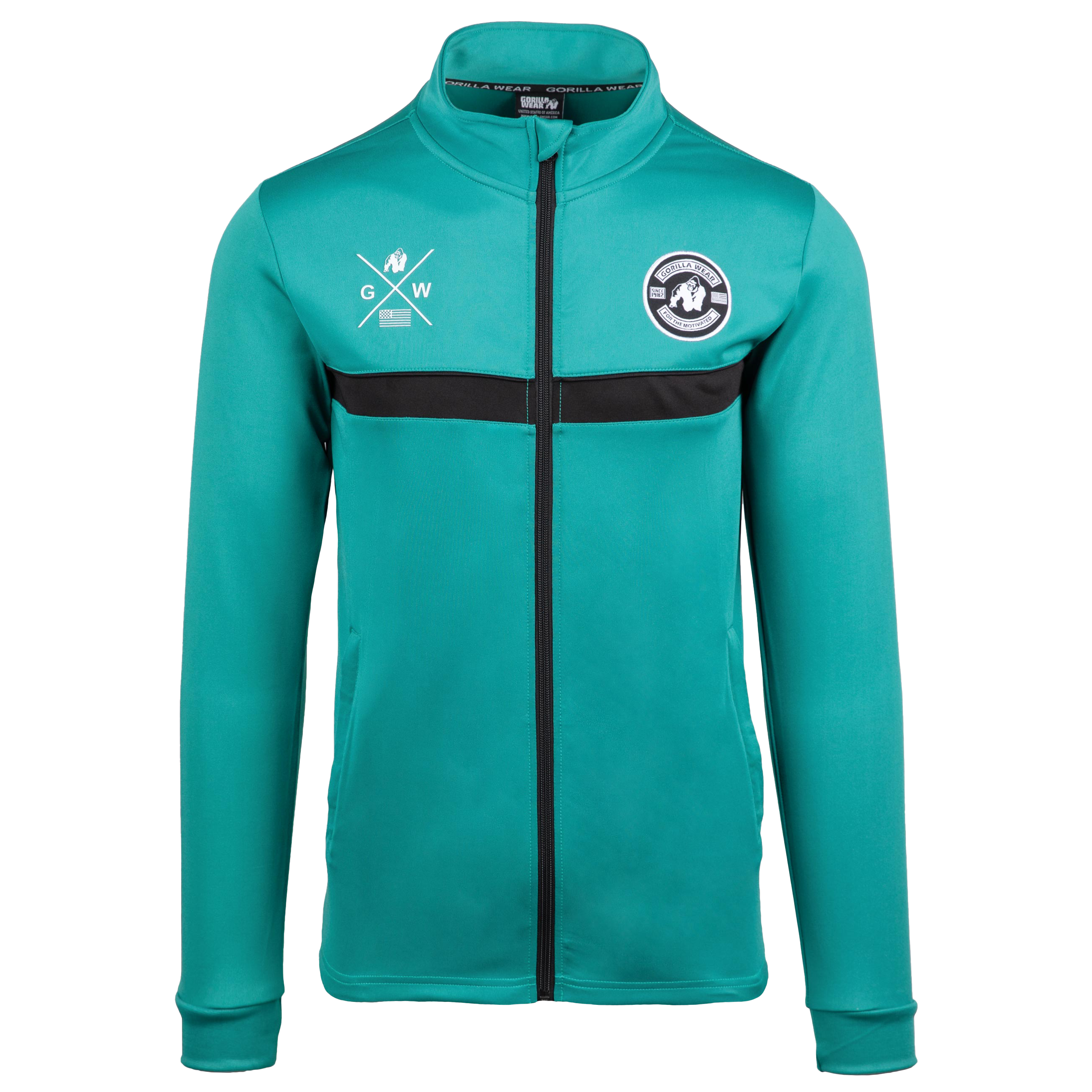Vernon Kids Track Jacket, teal green - 4