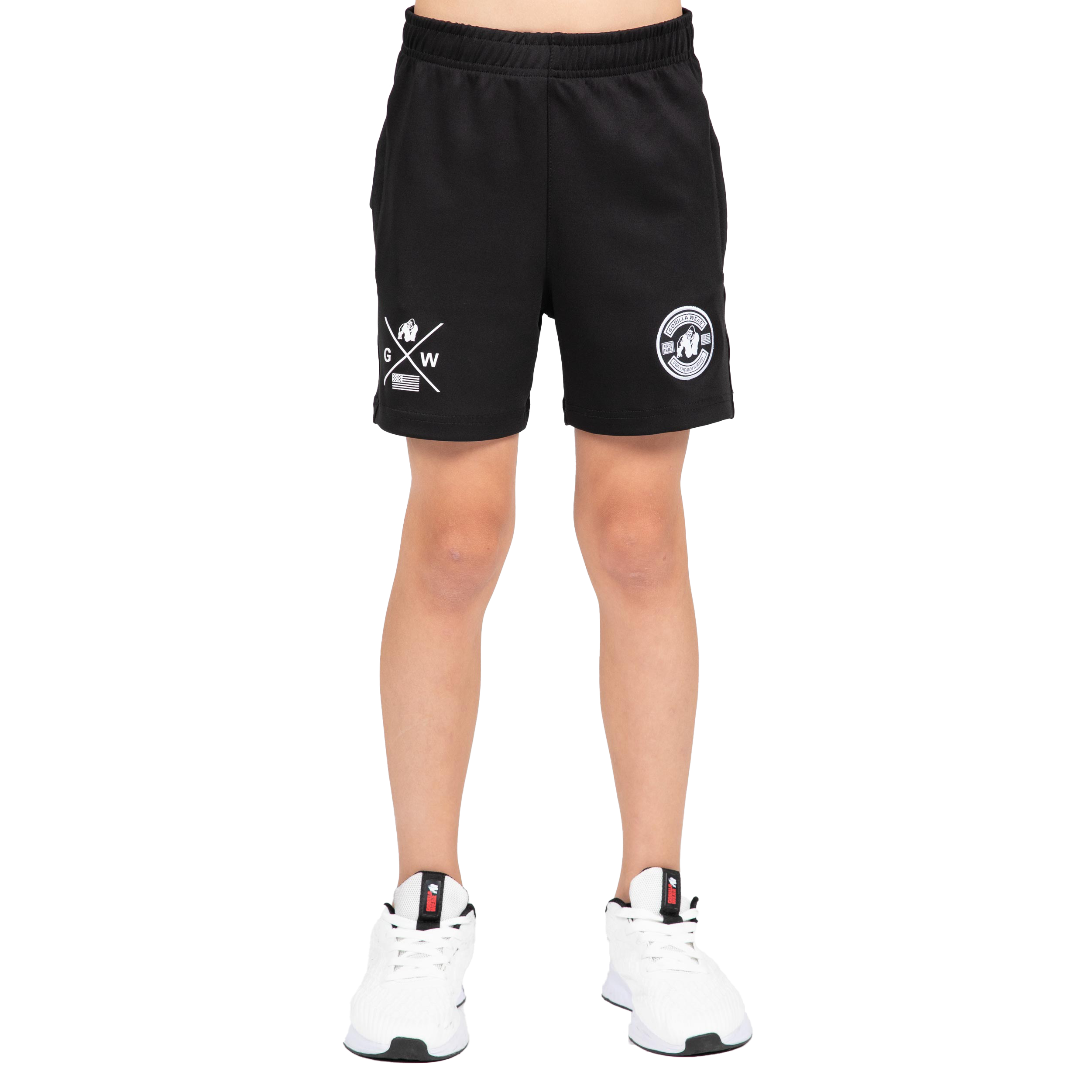 Vernon Kids Track Shorts, black - 7