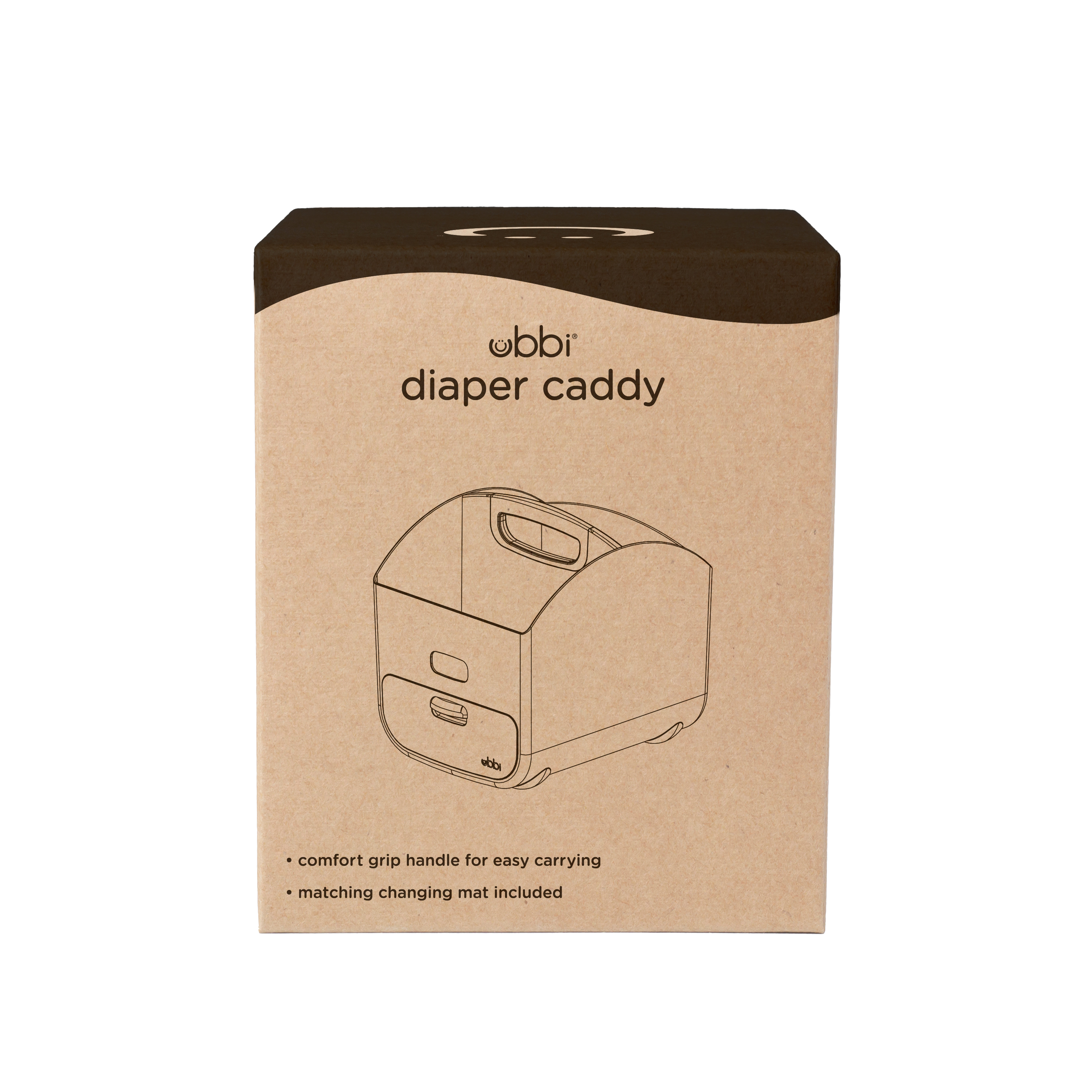 Diaper Caddy - Taupe - 3