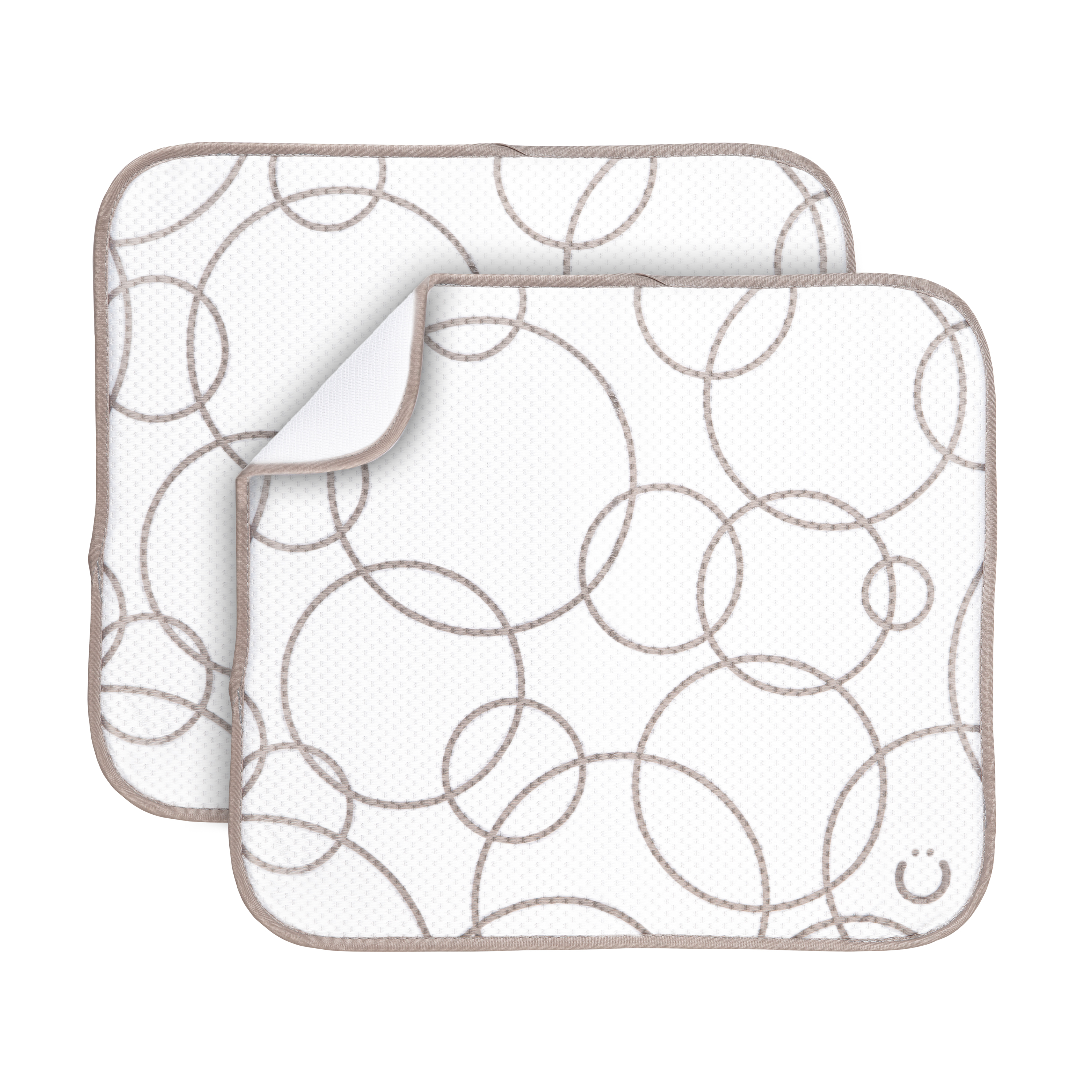 Microfiber Drying Mat - Taupe  2-pack