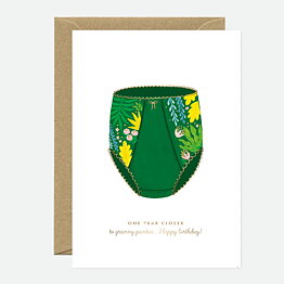Gold Granny Panties