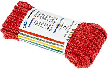 Rep Poly-light 6mm 10m Röd