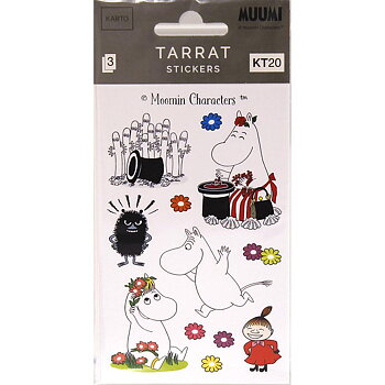 Mumin klistermärken MUMINKARAKTÄRER, 2 ark