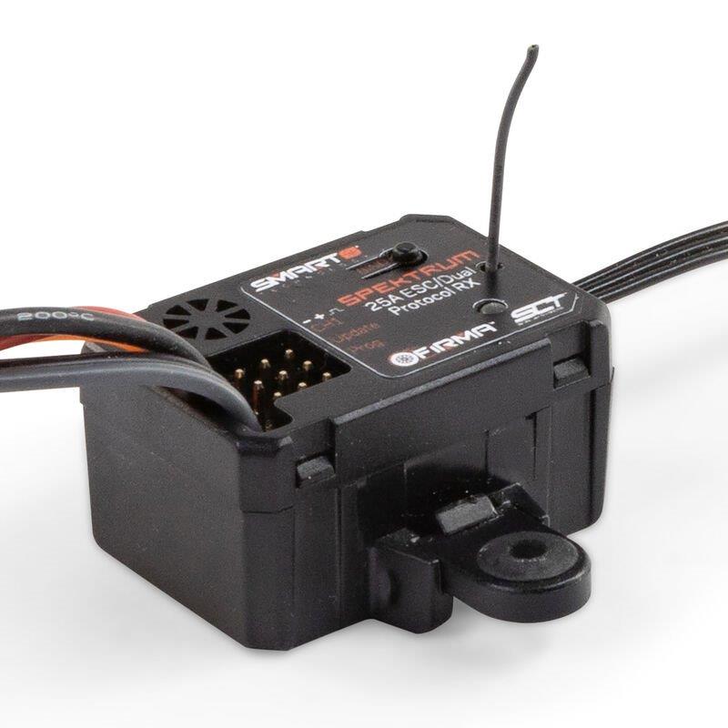 Spektrum Firma 25A 2-in-1 Brushed Smart ESC/Dual Protocol RX - 6