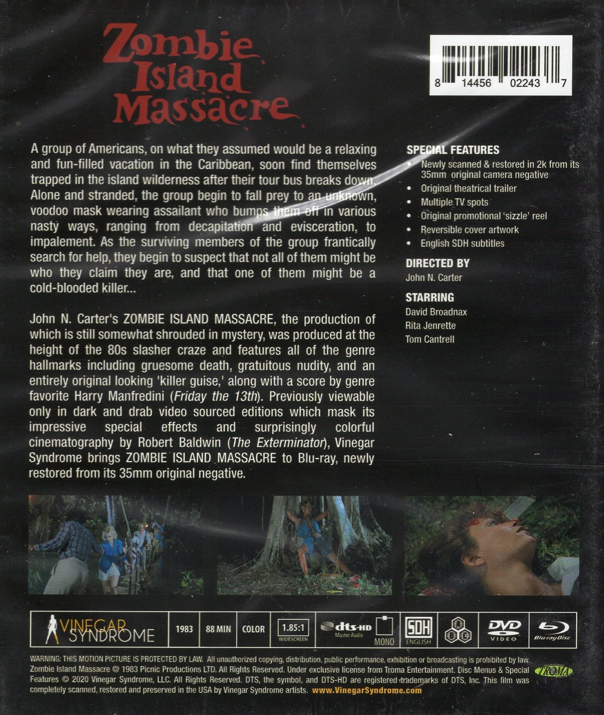 Zombie Island Massacre (ej svensk text) (Blu-ray  + DVD) - 2