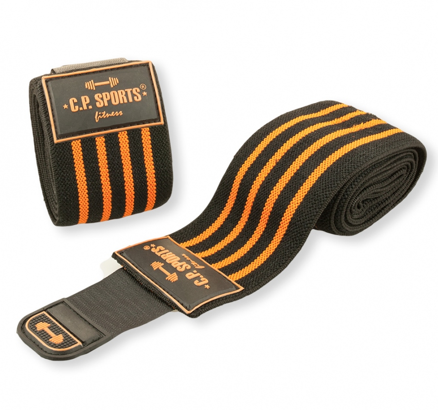 Elbow Wraps Pro 1,3 m, black/orange - 2