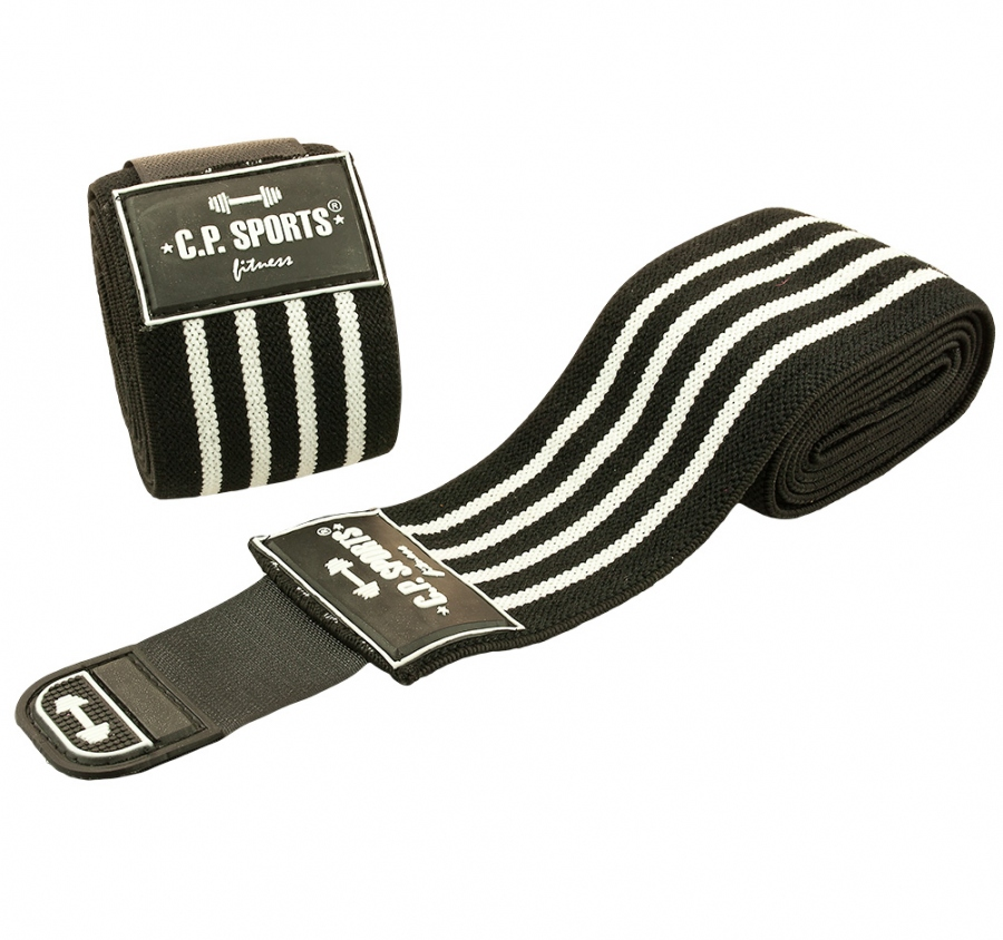 Elbow Wraps Pro 1,3 m, black/white - 3