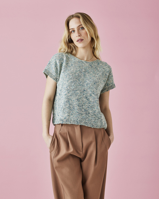 T-shirt med holkärm i Iris, 899611