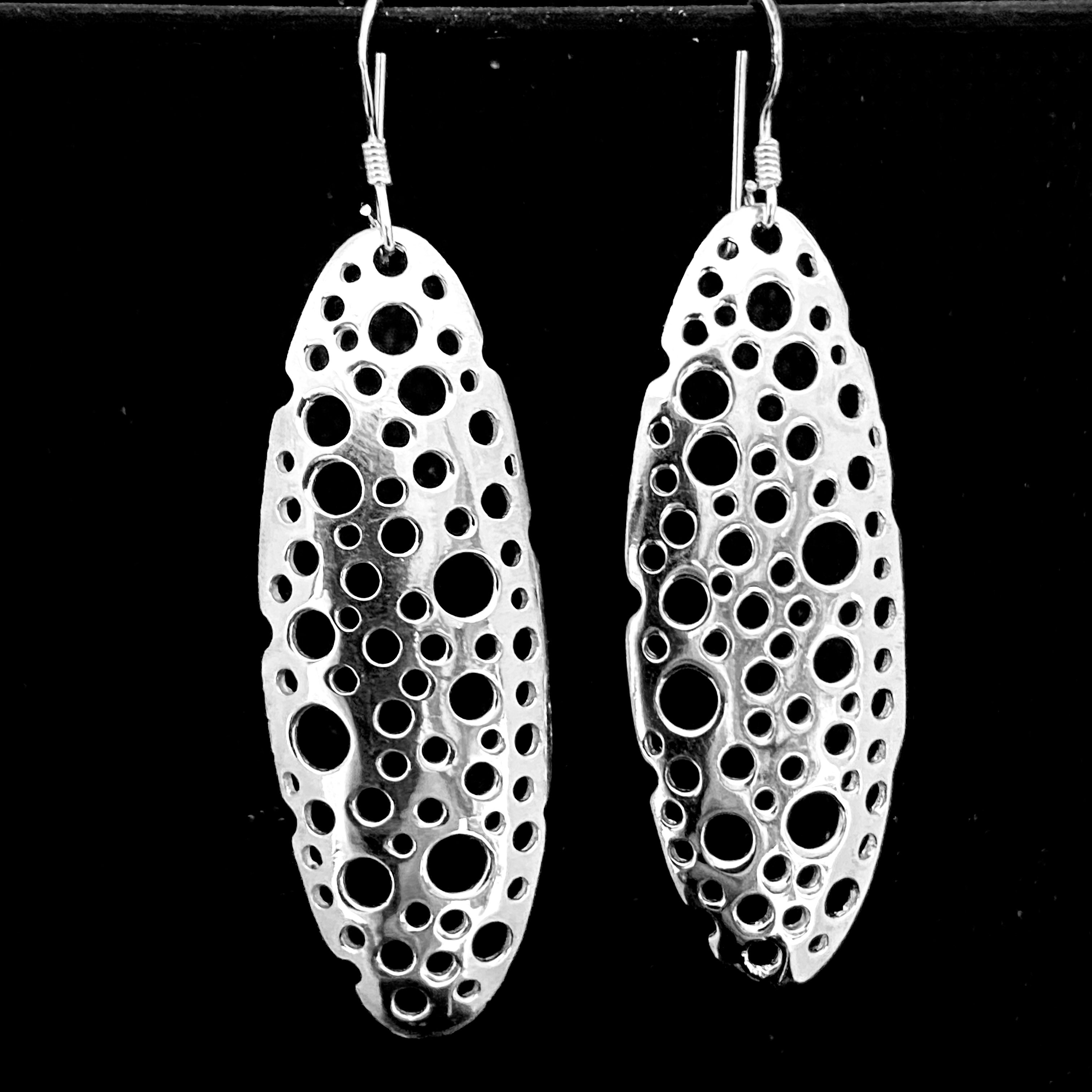 Earrings Sterling silver Moon - 2
