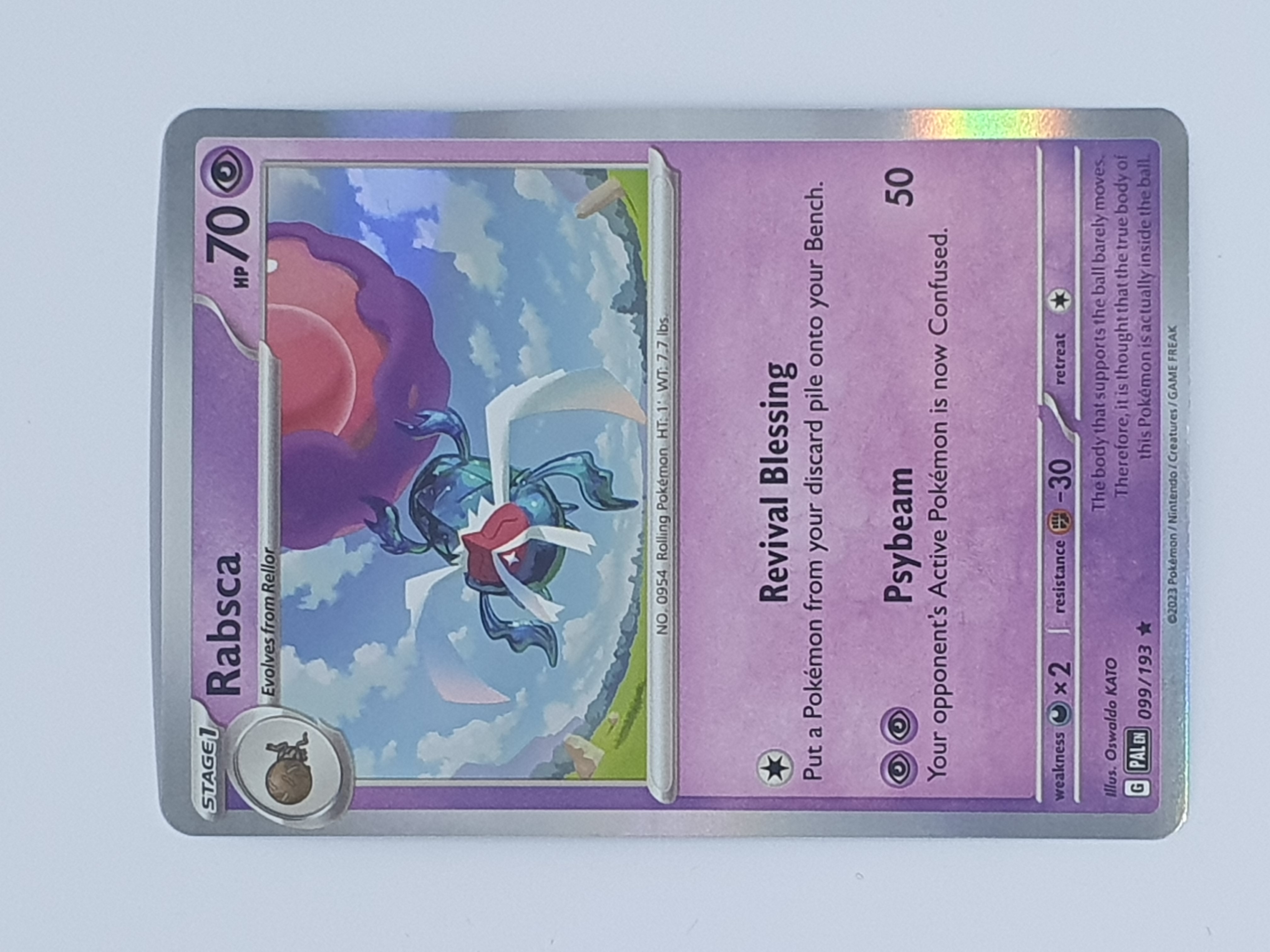 Rabsca 099/193 Holo Rare SV2 Paldea Evolved (NM-Mint) - Robbis Hobby Shop