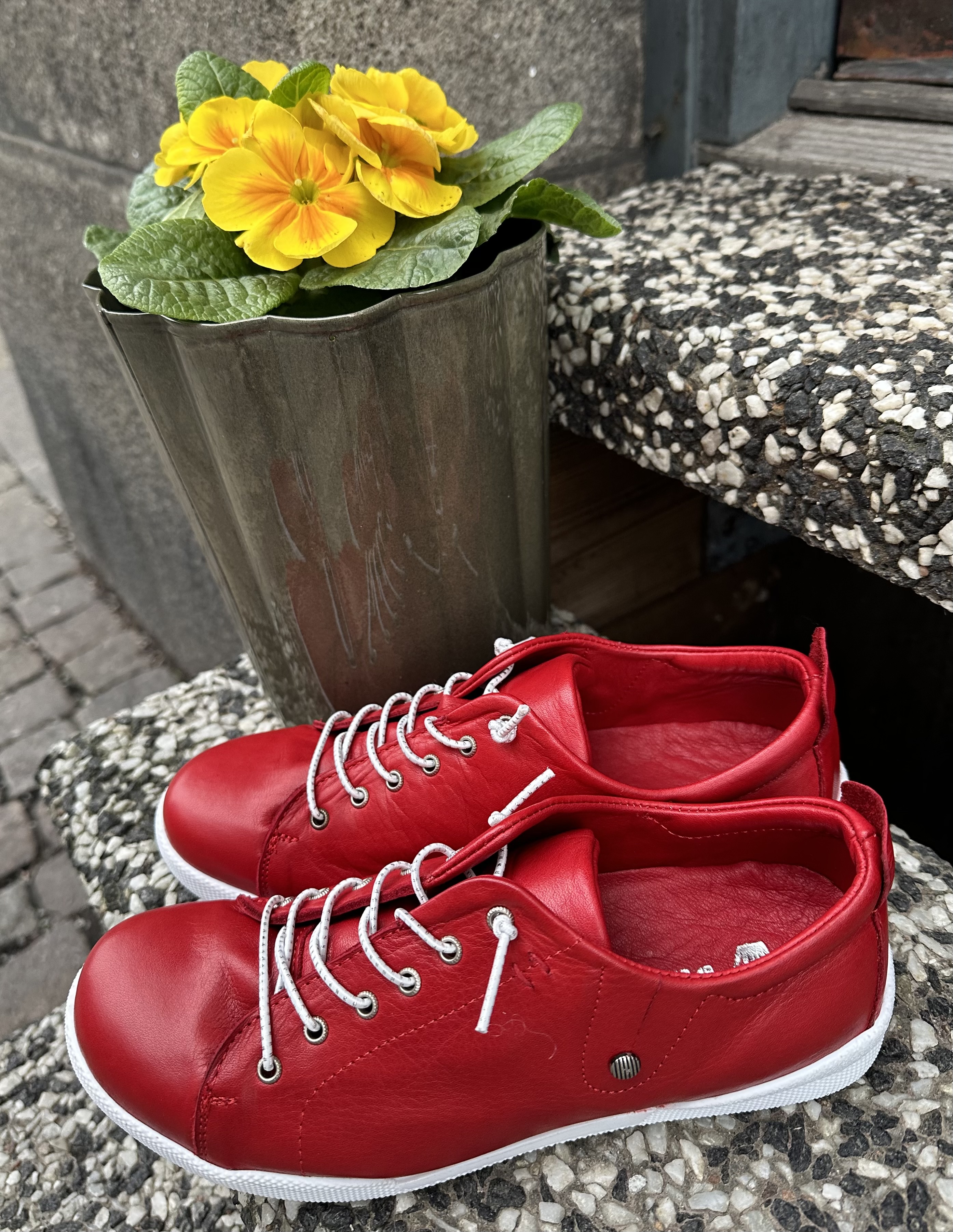 Sneakers från Charlotte of Sweden, chili - 4