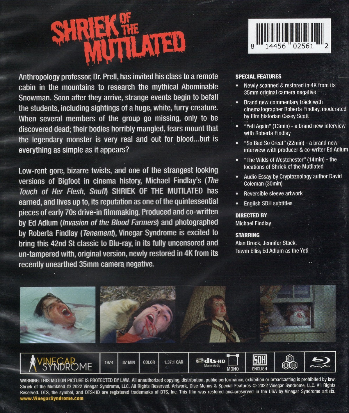 Shriek of the Mutilated (ej svensk text) (Blu-ray) - 2