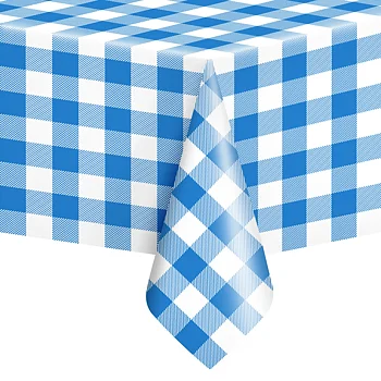 Oktoberfest Bordsduk Blå & Vit 137 × 274 cm