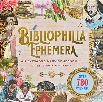 Bibliophilia Ephemera : An Extraordinary Compendium of Literary Stickers - Stickersbok med mer än 780 stickers 