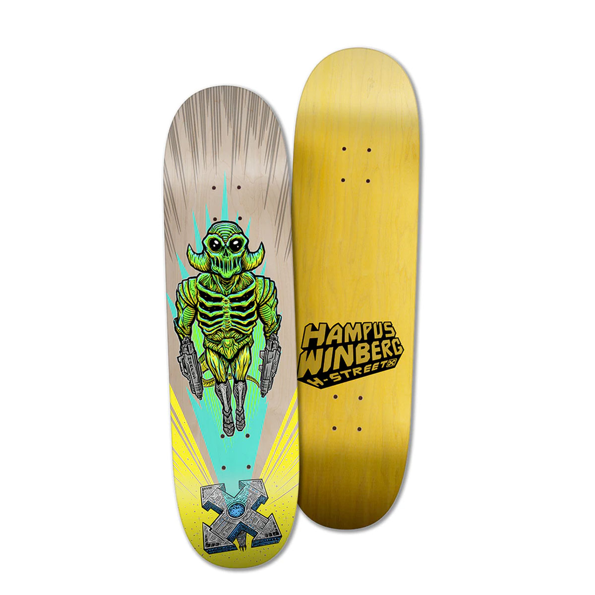 H-street skateboard deck 8.0 Hampus Starfighter