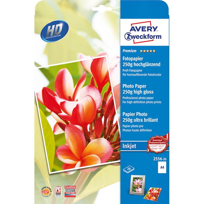 Fotopapper 250g p.gloss 20/fp
