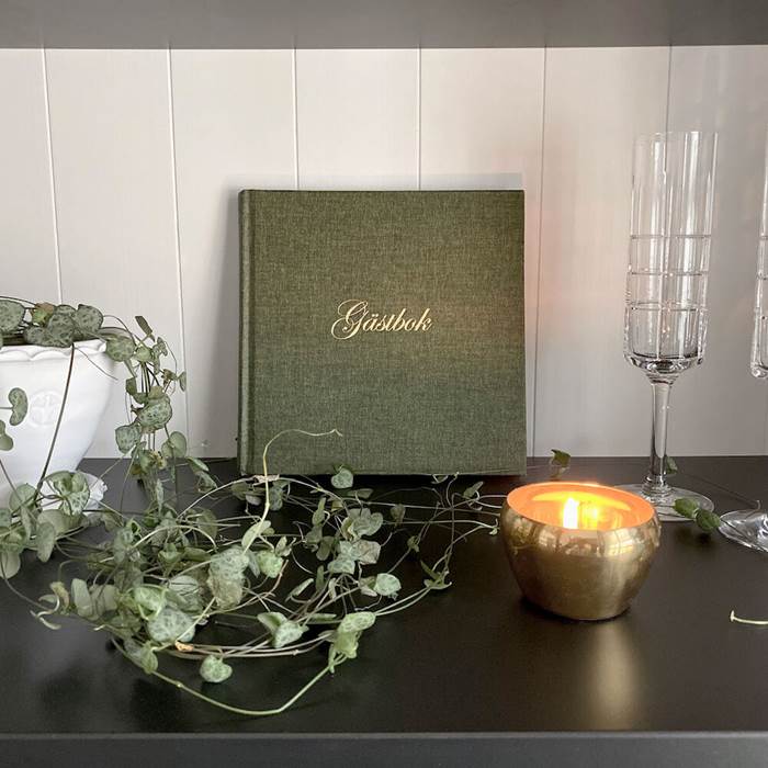 Gästbok PS khaki green - 3