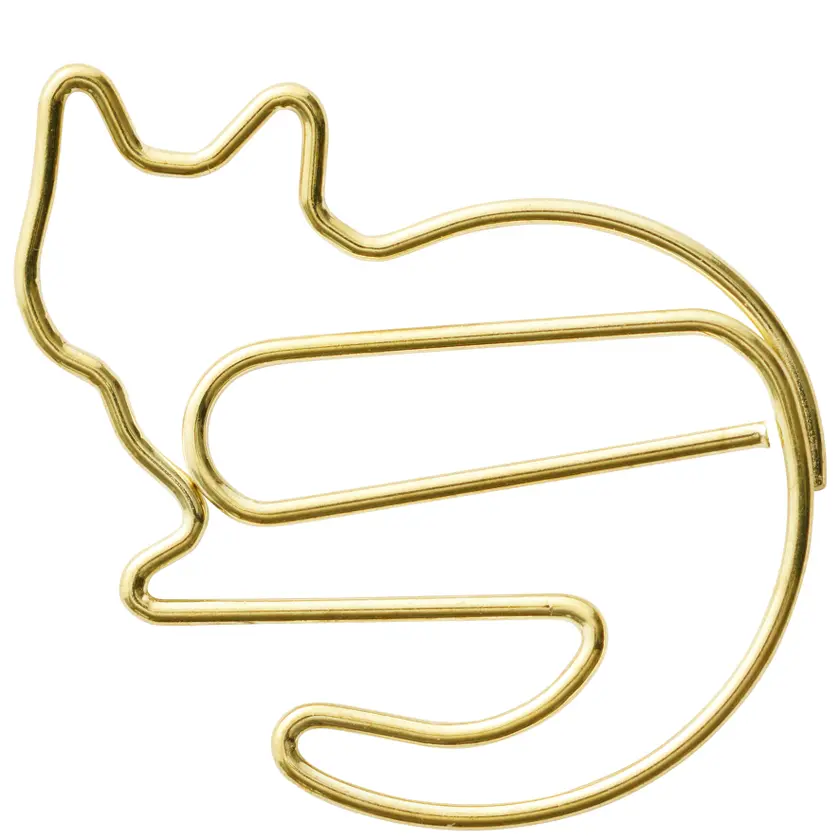 Gem katt 27mm guld 25/fp - 2