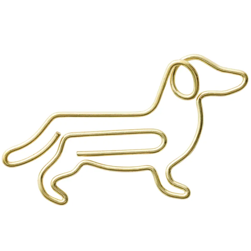 Gem hund 40mm guld 25/fp - 2