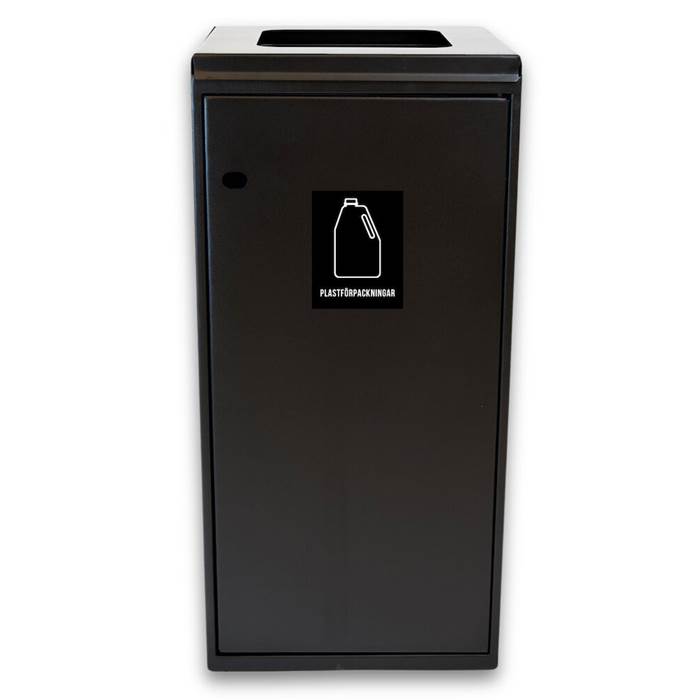 Sorteringskärl 125L kvadrat sv