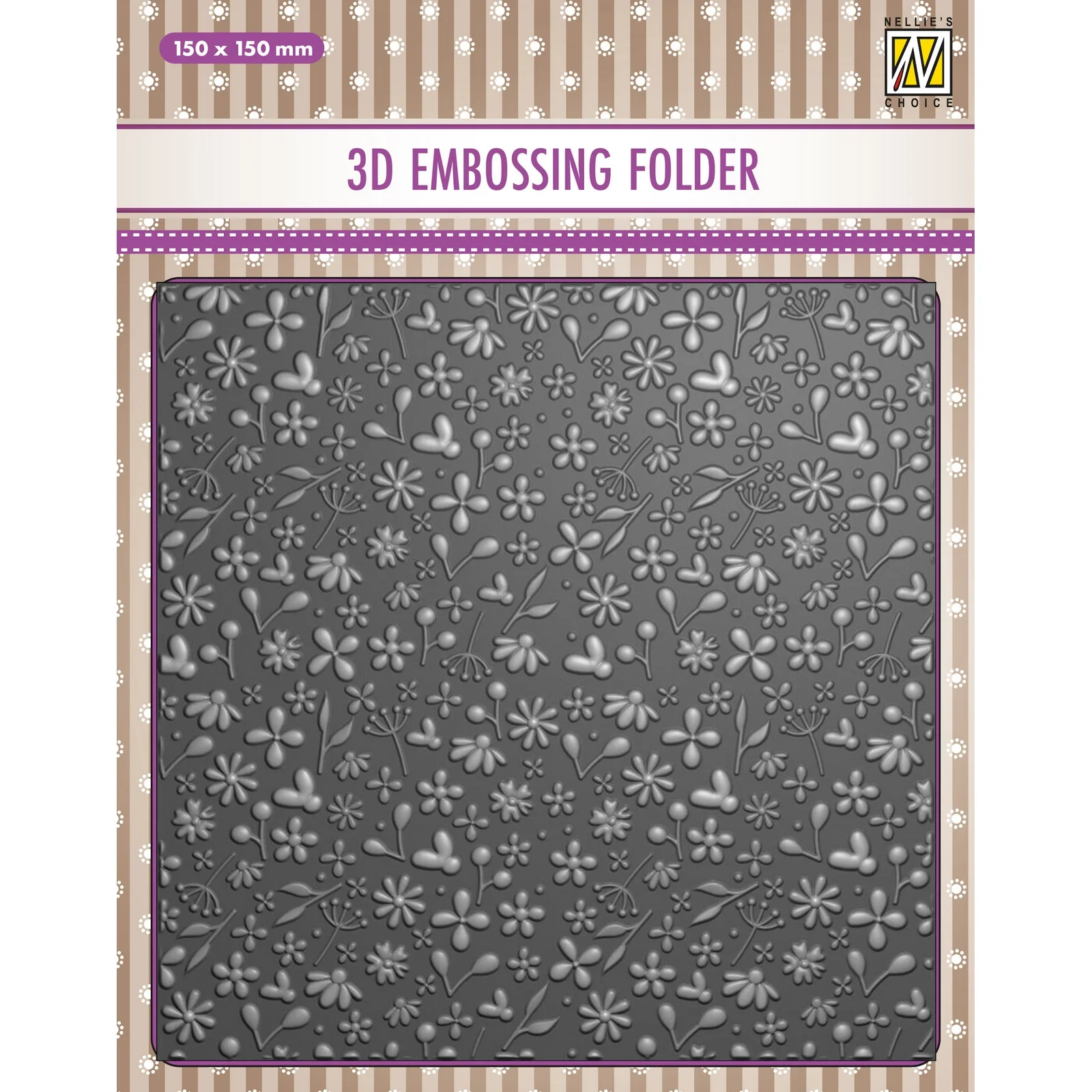 3D Embossing Folder Spring Flowers