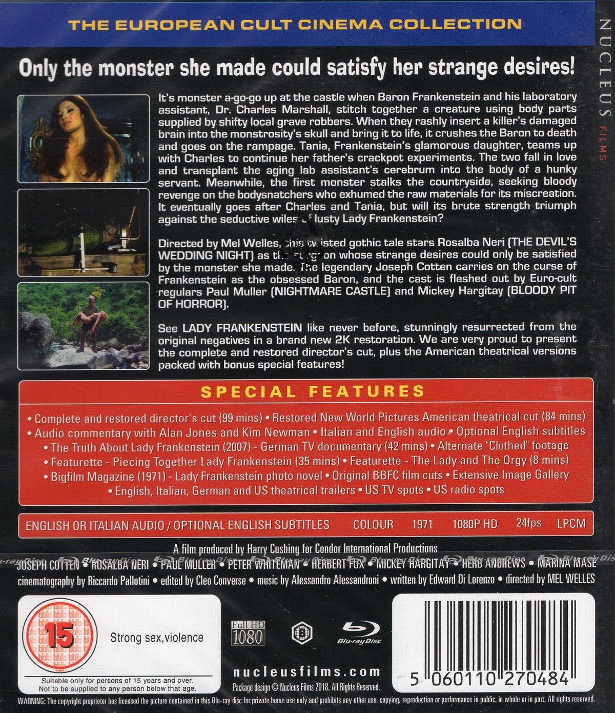 Lady Frankenstein (ej svensk text) (Blu-ray) - 2