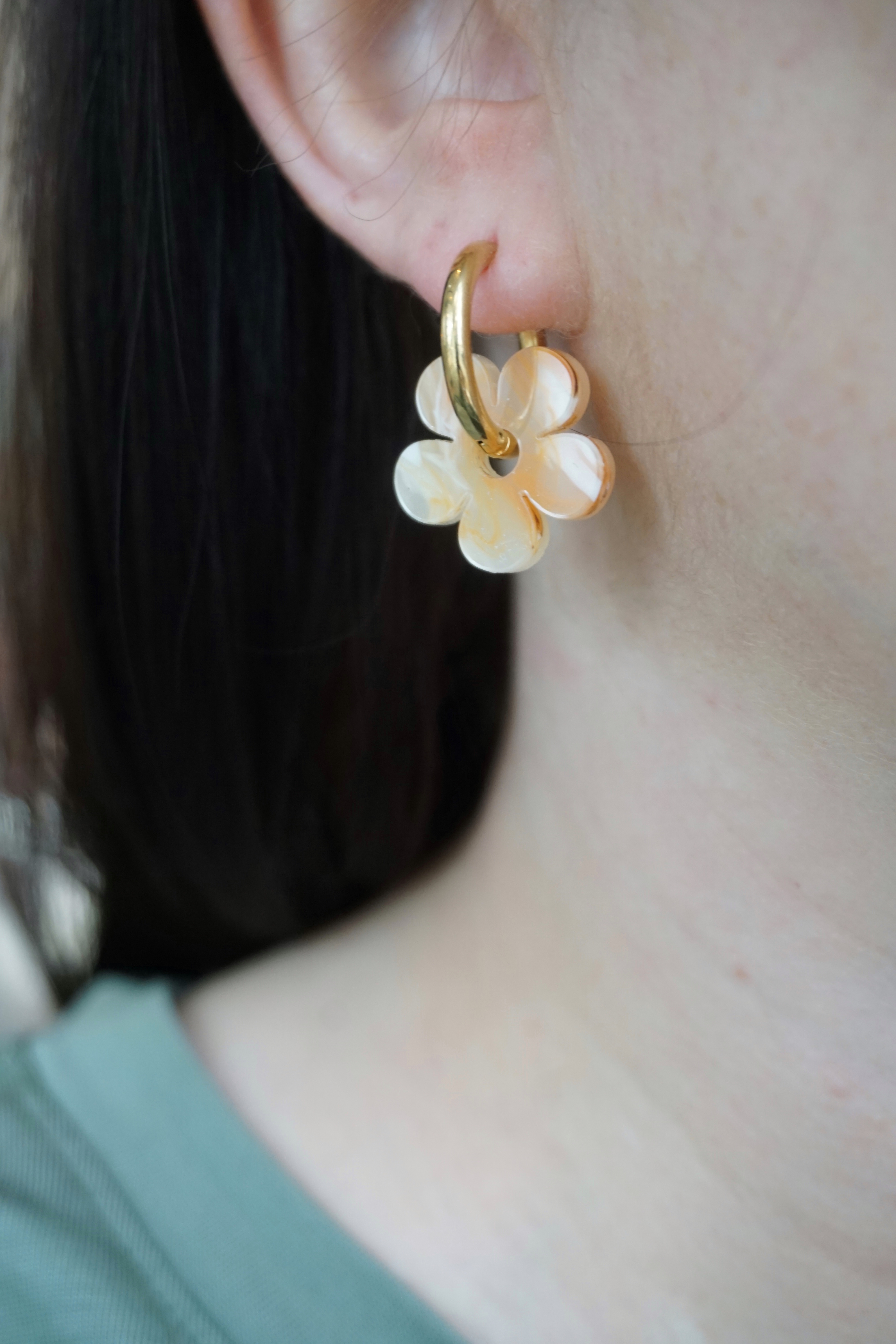 Spring flower pendants - 3