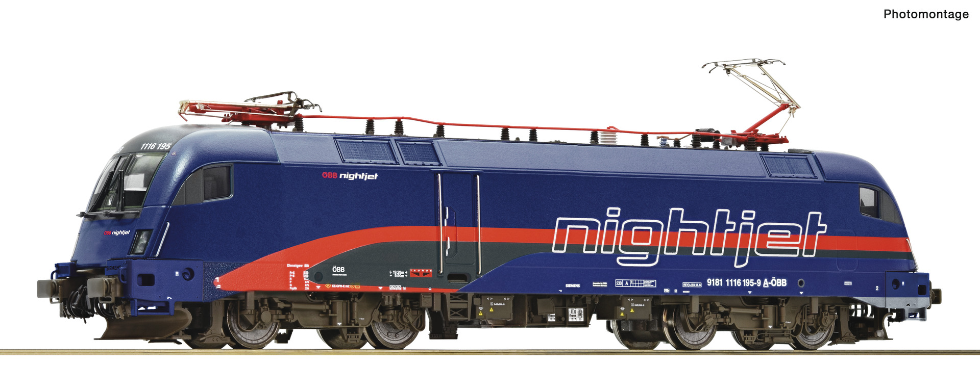 Ellok Rh 1116 NJ ÖBB DC - 2