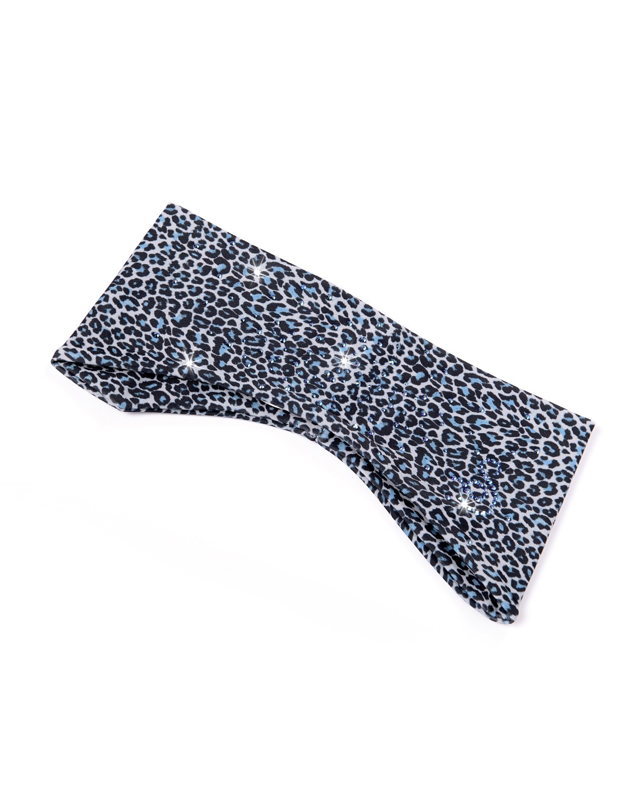 Pannband i djurmönstad microfiber 
