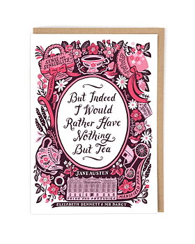 Lucy Loves This : Literature Jane Austen - Kort med kuvert