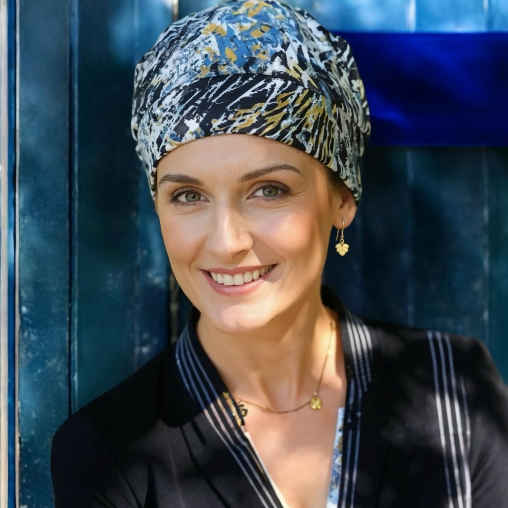Celinda turban vid hårförlust