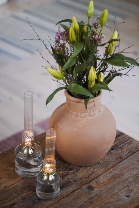 Elvira kerosene lamp - Clear - Straight Small - 7