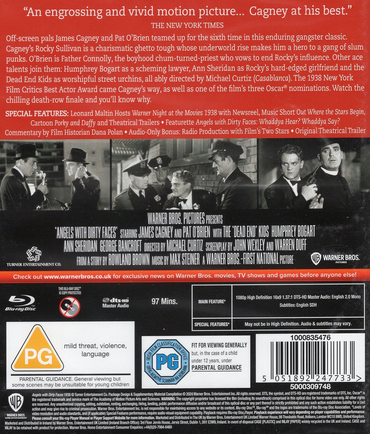Angels With Dirty Faces (ej svensk text) (Blu-ray) - 2