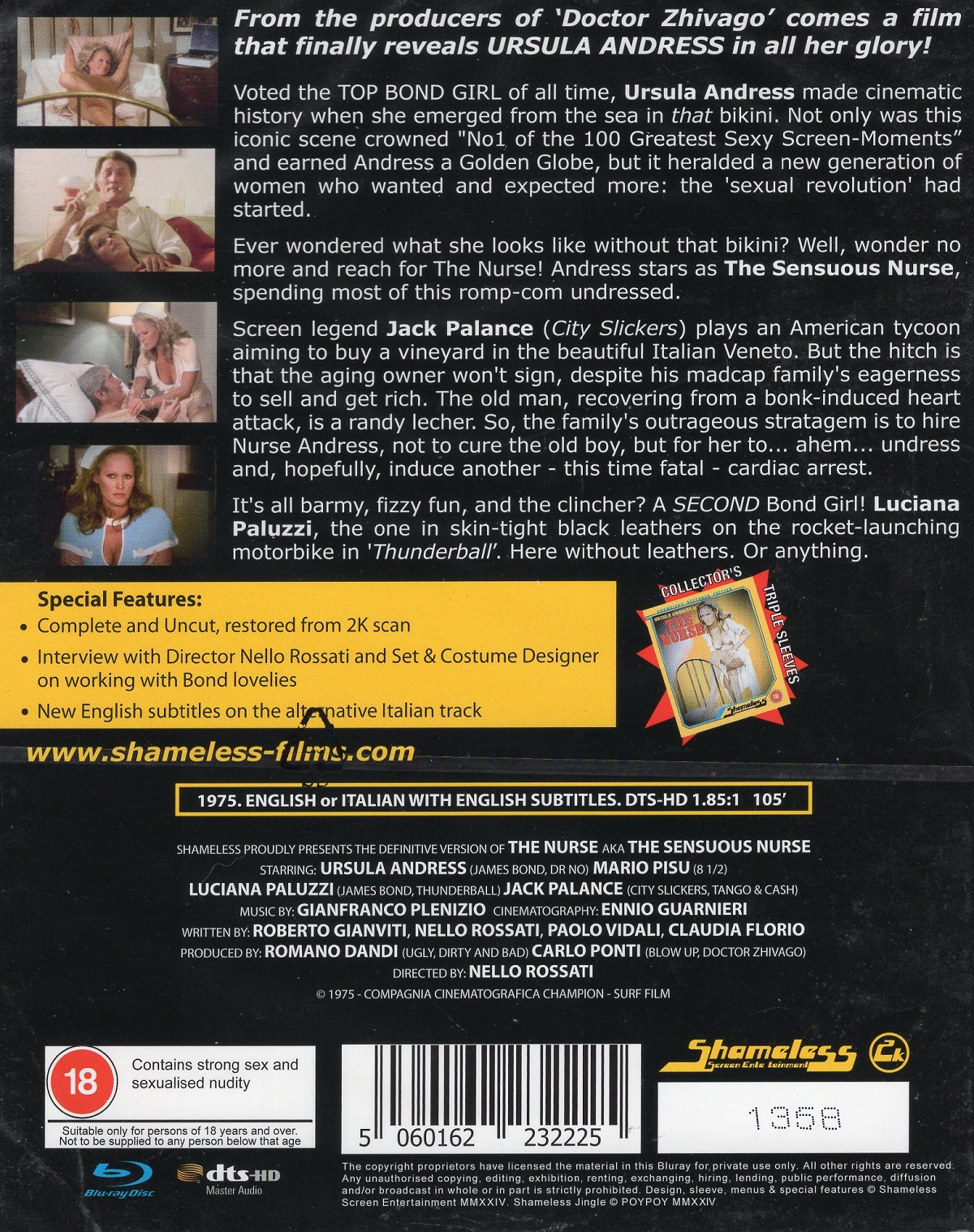 The Nurse (Limited Edition) (ej svensk text) (Blu-ray) - 2