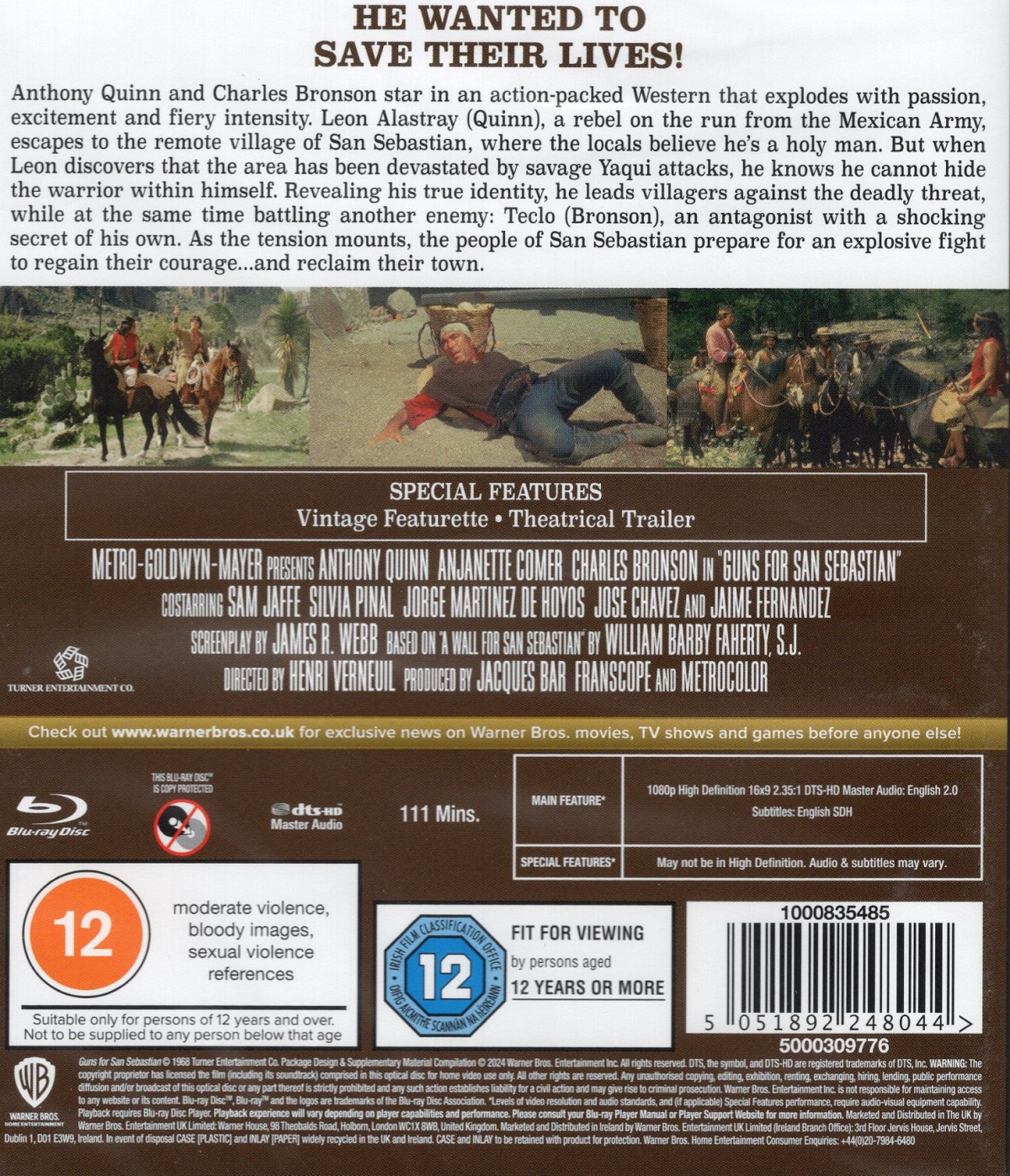 Kanonen Vid San Sebastian (ej svensk text) (Blu-ray) - 2